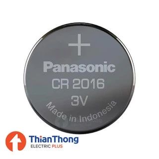 *รับประกันของแท้* Panasonic Battery Lithium Coin ถ่านกระดุม พานาโซนิค - รุ่น CR2016