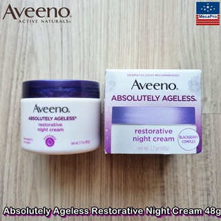 Aveeno® Absolutely Ageless® Restorative Night Cream 48g อาวีโน่ ครีมบำรุงผิว สำหรับกลางคืน สำหรับใบหน้าและลำคอ