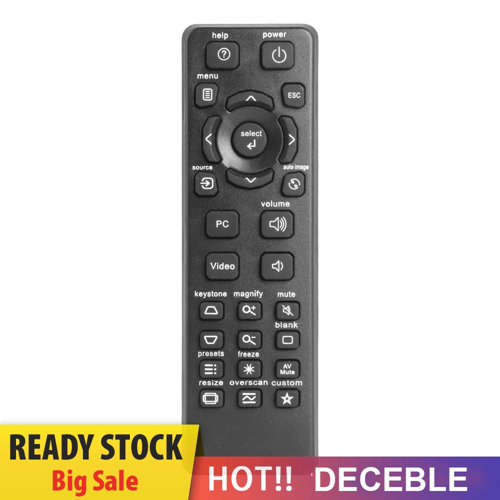 รีโมตคอนโทรลโปรเจคเตอร์ แบบเปลี่ยน สําหรับ InFocus IN112 IN114 IN124 ...