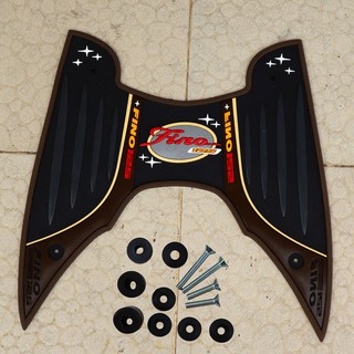 มีพร้อมส่ง ยางกันลื่นกันรอย ที่พักเท้าสีน้ำตาล รุ่นBatman yamaha fino125