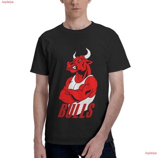 loylaiya Chicago Bulls ชิคาโก บูลส์ NBA เอ็นบีเอ T Shirt Men Tshirt เสื้อผู้ชาย เสื้อยืดผู้ บาสเกตบอล เสื้อยืดพิมพ์ลาย เ