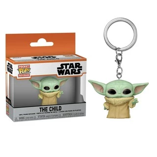Funko Pop ! ( Star Wars ) Yoda พวงกุญแจตุ๊กตาของเล่นสําหรับเด็ก