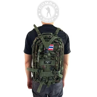 กระเป๋าเป้ทหาร 3D CAMP SWAT แถมฟรี!! ธงชาติ กระเป๋าเป้ลายพราง สะพายหลังทหาร