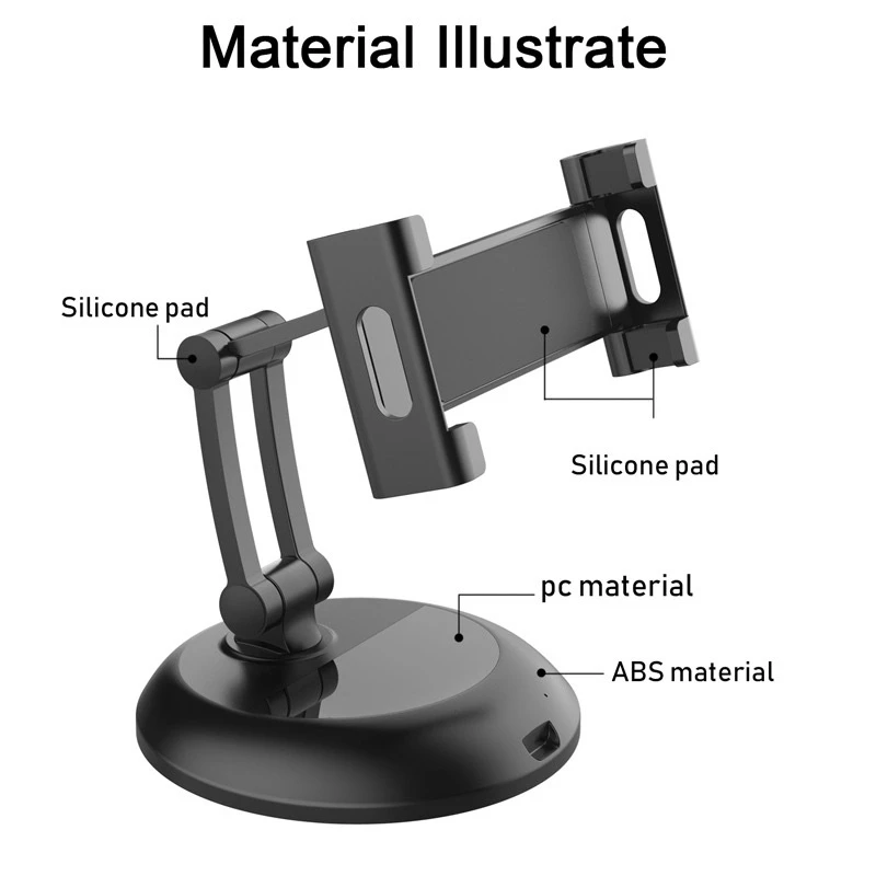 ขาจับ iPad มือถือ Smart Phone Tablet Holder ที่ตั้งแท็บเล็ต แท่นตั้งแท๊ปเล็ตไอแพด 7-15 นิ้ว thumbnail 3