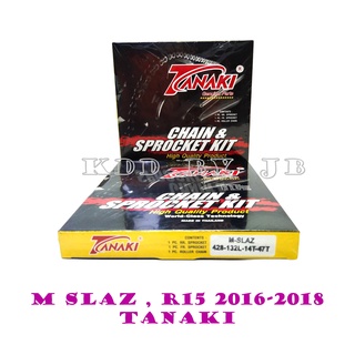 ชุดโซ่สเตอร์ M SLAZ , R15 2016-2018 TANAKI (14-47-428/132L)