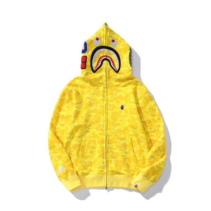 Bape yellow camo jacket hoodie Kanye Pharrell milo ianconnor ...