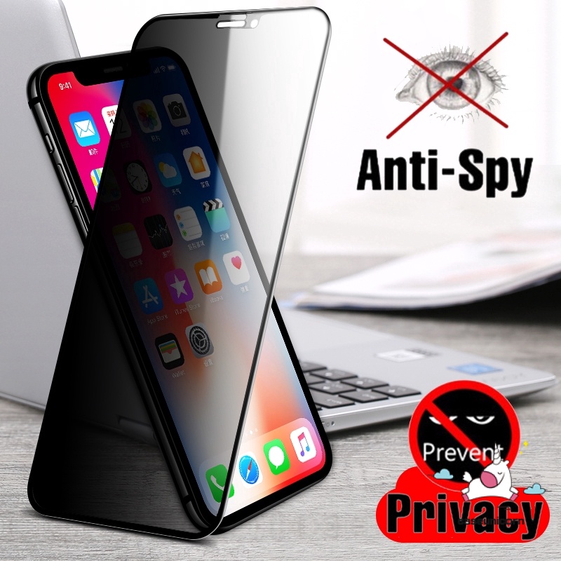 Anti-spy กระจกนิรภัยสําหรับ Xiaomi POCO C55 M3 X3 Pro NFC X5 Pro Redmi 9T 13C 9 12 9C 12C A1 A2 9A 10C หมายเหตุ 10 9 12 13 8 12S 11 Pro Mi 11 ตัวป ้ องกันหน ้ าจอ 12 Lite