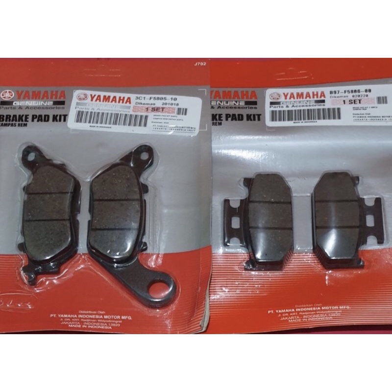 ผ้าเบรคหน้า+หลัง R15 VVA V3 New Led Vixion R 2018 VXN 155 MT15