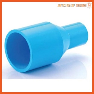 ข้อต่อตรงลด-หนา PVC 13.5 สีฟ้า100x55(4"x2") scg.