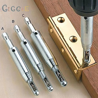 Hinge Drill Bit Silver With 1 Pc Hex Wrench Electroplating Self Centering