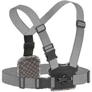 TELESIN Front &amp; Back Angle Chest Strap Mount Harness Wearing Belt Mount for GoPro,OSMO,All Action Cameras