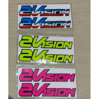 Kyt 2VISION 2VISION 2VISION CUTTING STICKER สติกเกอร์คุณภาพดี