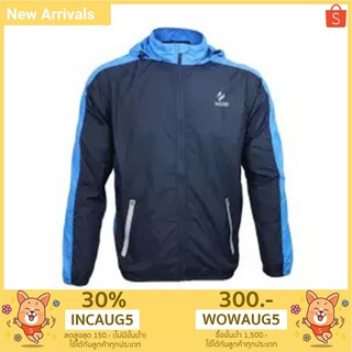 CHOOSE TRAVELเสื้อแจ็ตเก็ตป้องกันลม ฝนSpeed Dry Jacket UV Protection + Water Proof (สีกรมท่าแถบฟ้า)