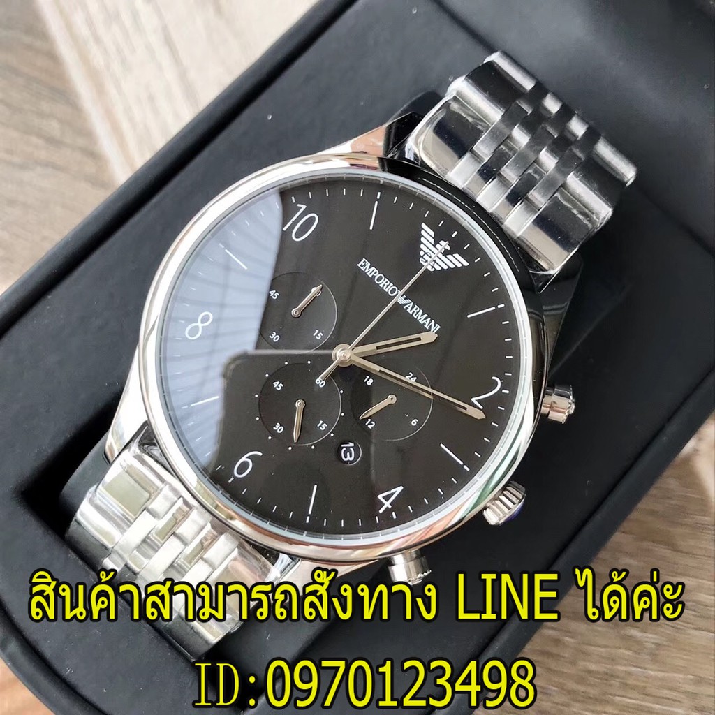 Mens Emporio Armani Chronograph Watch AR1863 Q