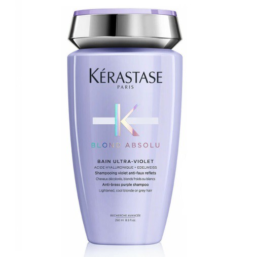 Kerastase Blond Absolu Bain Ultra-Violet Anti-Brass Purple Shampoo (Lightened Cool Blonde or Grey Hair) 250 ml