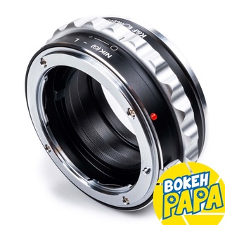 K&amp;F Concept NIK-SL เมาท์แปลง อแดปเตอร์ ( Lens mount adapter NIK Mount For L Mount ( NIK SL / NIK L / NIK TL )