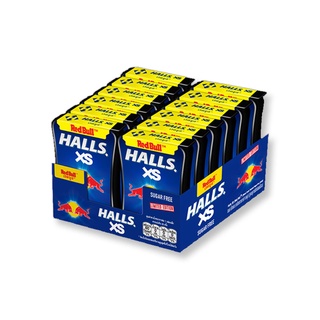 ฮอลล์ เอ็กซ์เอส เรดบูล ขนาด 13.8กรัม ยกกล่อง 12แผง ลูกอม HALLS XS RED BULL CANDY กระทิงแดง