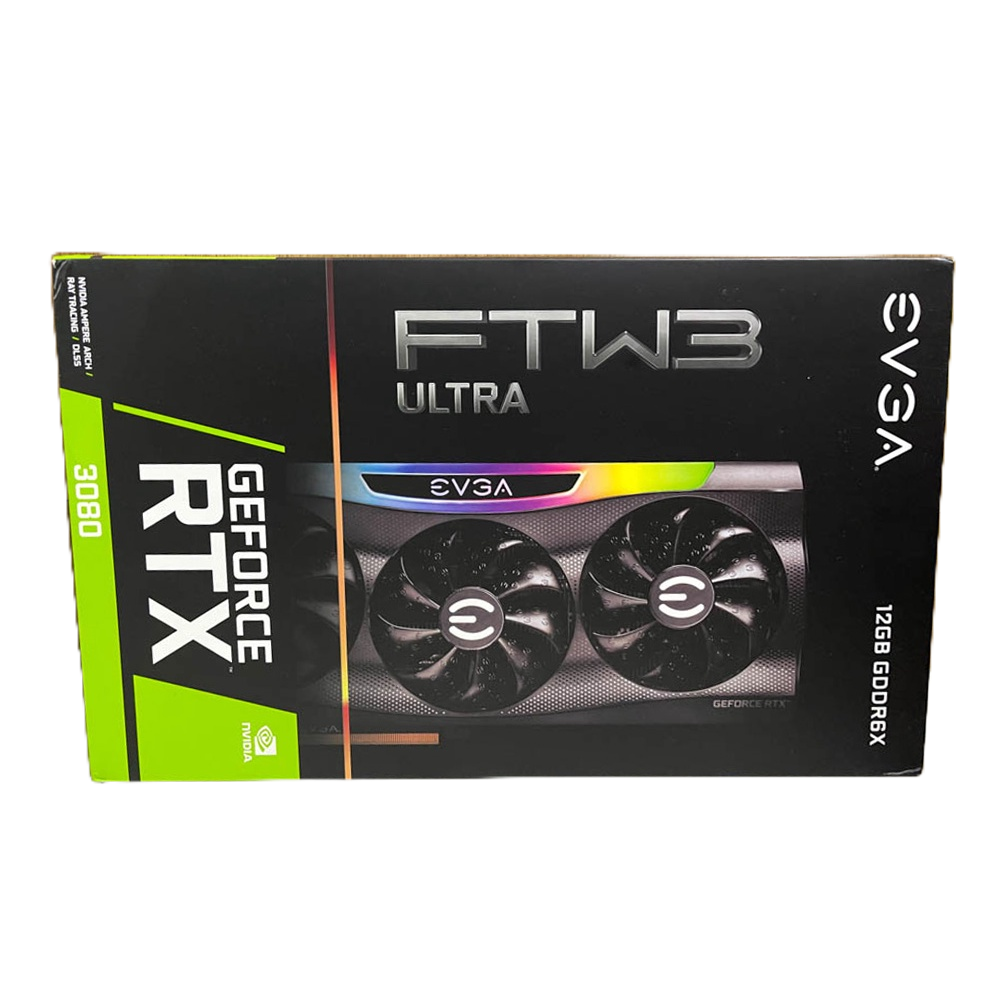 การ์ดจอ EVGA RTX FTW3 ULTRA 3080 12 GB (มือหนึ่งไม่แกะกล่อง)