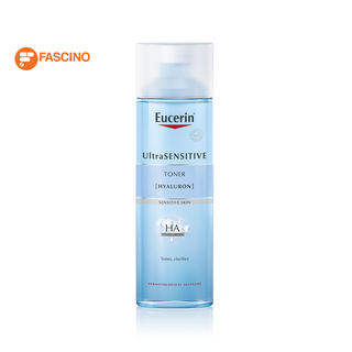 Eucerin UltraSENSITIVE [HYALURON] Toner 200ml ยูเซอริน โทนเนอร์เอสเซ้นส์ผสานไฮยาลูรอน เติมความชุ่มชื้น บำรุงผิวหน้า