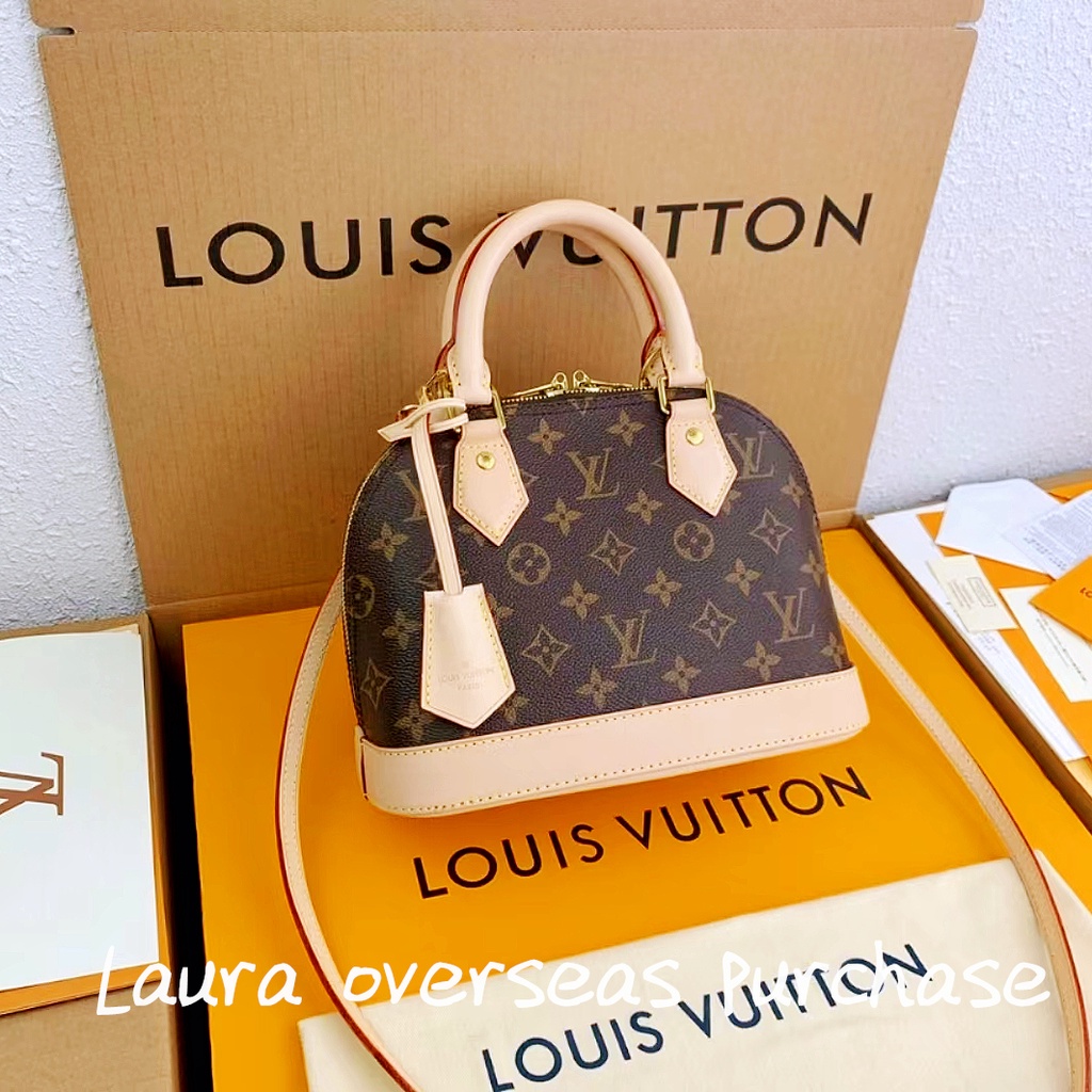 พรีออเดอร์ สินค้าใหม่ของแท้，Louis Vuitton，ALMA BB bag，crossbody bag，Shoulder Bags，LV