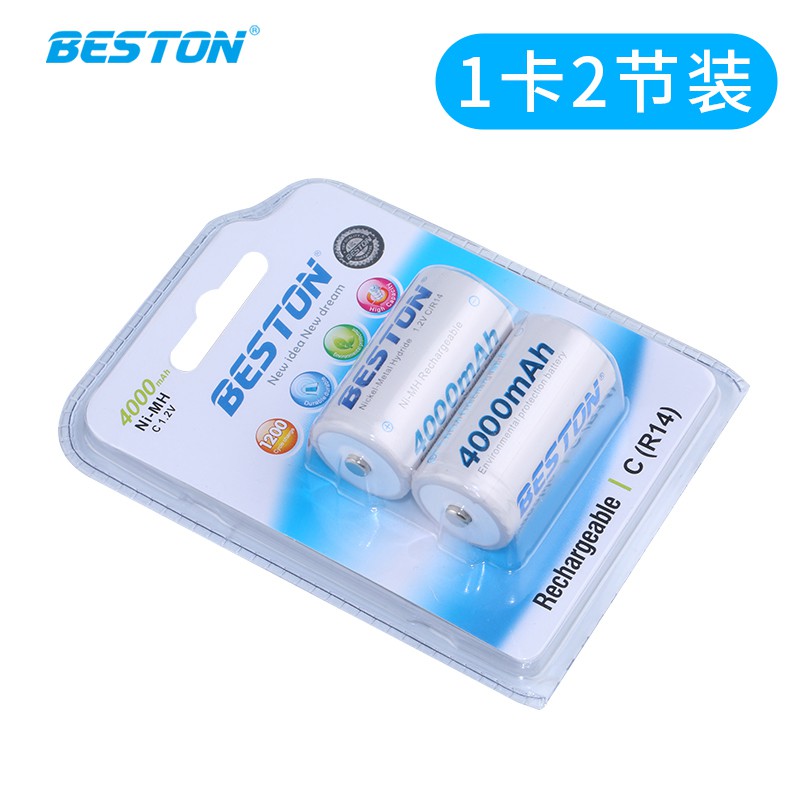ถ่านชาร์จ BESTON C Size-4000mAh 1.2V Ni-MH 1.2V #8