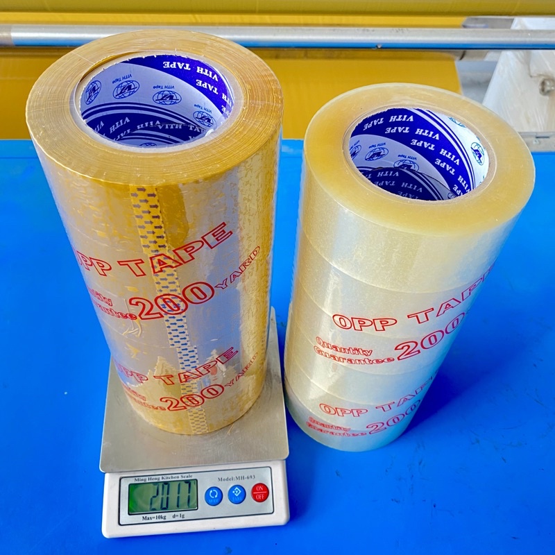 200YARD CLEAR, ODD ADHESIVE TAPE 6 ม้วน 2KG 3MM CORE