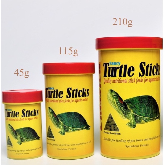 (จัดส่งเร็ว)อาหารเต่าฝาแดง ชนิดแท่ง Fancy Turtle Sticks ฝาแดง เม็ดลอย