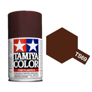 สีสเปรย์ TAMIYA TS-69 Linoleum Deck Brown (100 ml)