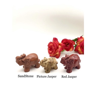 Natural HandMade Elephant Carving Stone / Top High Quality Carving Stone / Best For Home Decoration Gift And Collection.