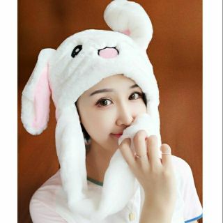 กดติดตามลด 5 %  พร้อมส่งหมวกหูกระต่ายดุ๊กดิ๊กกระดิกหูได้ เมือบีบมือ