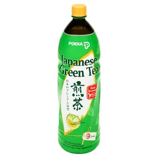 🔥ยอดนิยม!! พอคคา ชาเขียวสำเร็จรูป สูตรไม่มีน้ำตาล 1.5 ลิตร Pokka No Sugar Japanese Green Tea 1.5L