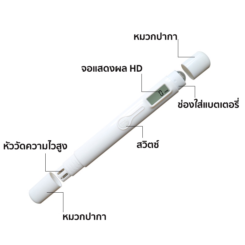 TDS Water Quality Tester Pen ปากกาทดสอบคุณภาพน้ำ ปากกาวัดค่าน้ำ