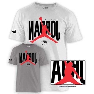 ไนกี้ จอร์แดน โกลว์ อิน เดอะท shirtt shirtt shirtt สําหรับผู้ชายรอบเสื้อเกาหลีสั้นผ้าฝ้ายเกาหลี a;L