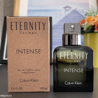 น้ำหอมแท้100% CALVIN KLEIN CK Eternity For Men Intense Eau De Toilette ขนาด 100 มล. TESTER