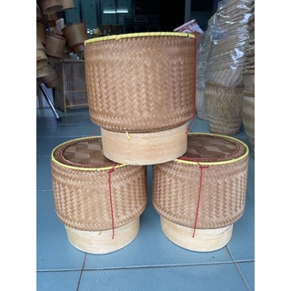 ติ๊บข้าวเหนียวมีคิ้วขอบขนาด8x7นิ้ว งานละเอียดอย่างดี
