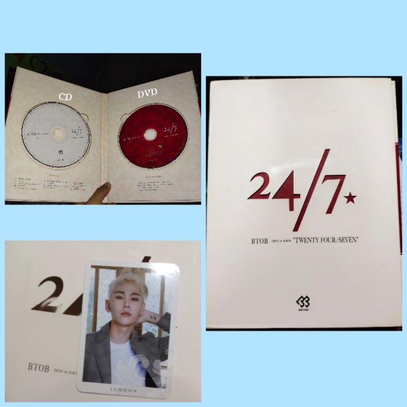 อัลบั้ม Japan BTOB 24/7 Un Sealed Fullset Photocard Ilhoon/อัลบั้มญี่ปุ่น BTOB Twenty Four Seven Sea