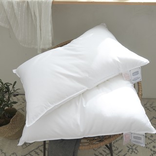 【บลูไดมอนด์】White Cotton Pillow Pillow Core Five-Star Hotel Pillow Super Soft Fluffy Feather Fabric Pillow Interior Sati