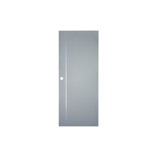 ประตูไวนิล MODERNWOOD GS6 เส้นAluminium 80x200cm.GRAY | MODERNWOOD | MWN001 GY ประตูไม้สังเคราะห์ ประตู Door and Window