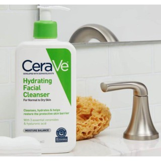 Hydrating Cleanser 236 ml เซราวี คลีนเซอร์สำหรับผิวแห้ง ขนาด 236 ml