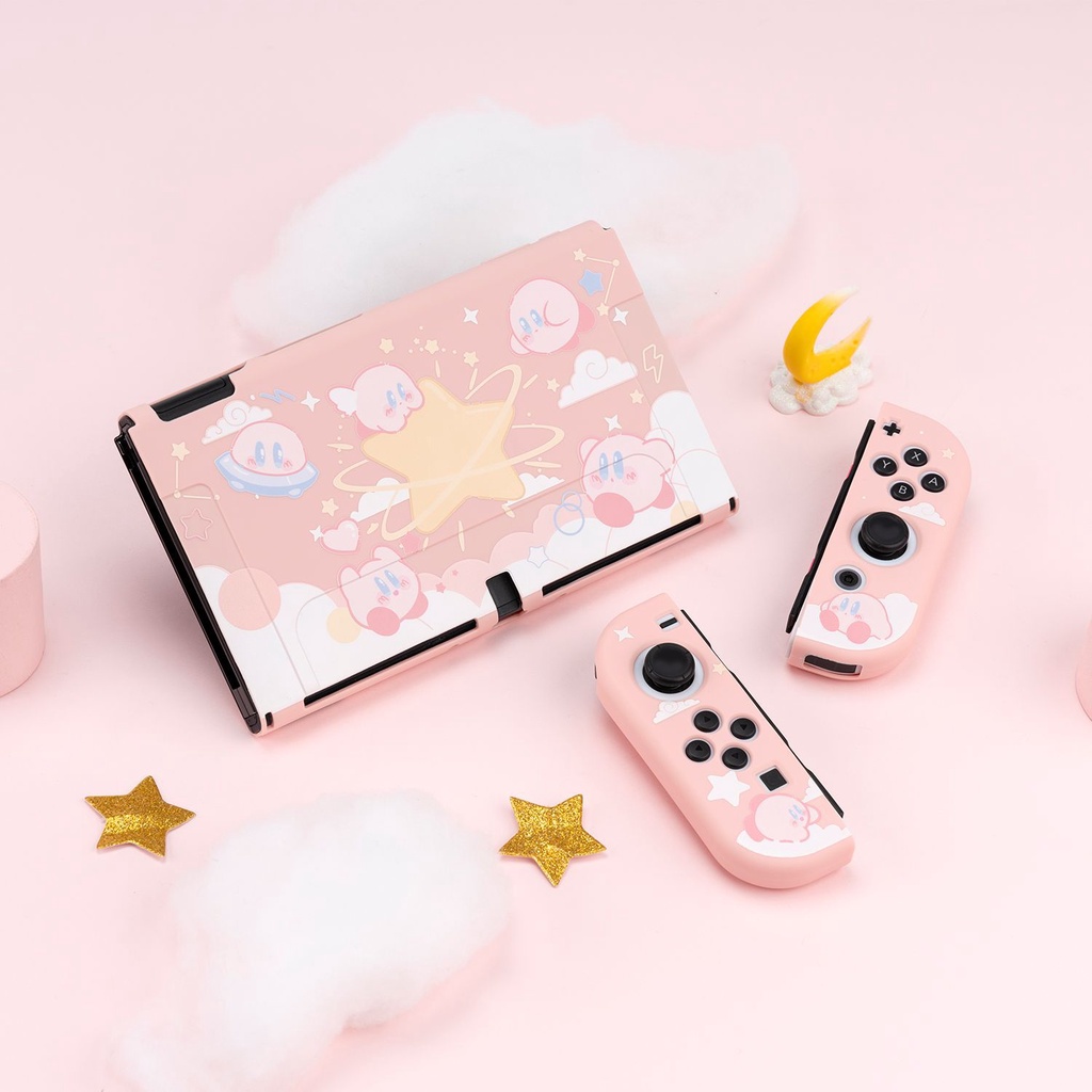 เคสป้องกัน Nintendo Switch Oled ธีมเกม Kirby เคส TPU Soft แบบครบวงจร