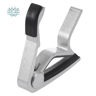 อุปกรณ์ Capo Capo Clamp สำหรับกีต้าร์ไฟฟ้าคลาสสิกสีเงิน