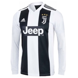 เสื้อกีฬาแขนยาว ลายทีม Juventus Home 2018/19