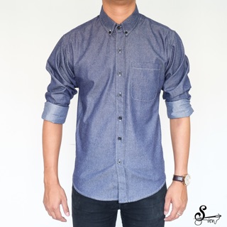 เสื้อเชิ้ตสียีนส์เข้ม