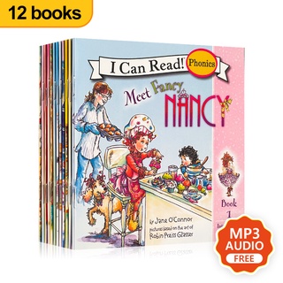 12 Books Fancy Nancy My First Phonics Books English Story reading Books หนังสือเด็กภาษาอังกฤษ หนังสือนิทานภาษาอังกฤษ