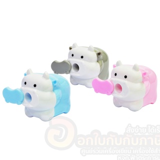 กบเหลา Deli 68654 Sharpener กบเหลาดินสอทรงวัว สุดน่ารัก กบเหลาดินสอ 1 รู คละสี จำนวน 1ชิ้น พร้อมส่ง