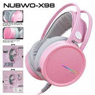 Nubwo X98 Gaming Headset หูฟังเกมมิ่ง 7.1 ไฟ LED สเปกตรัม