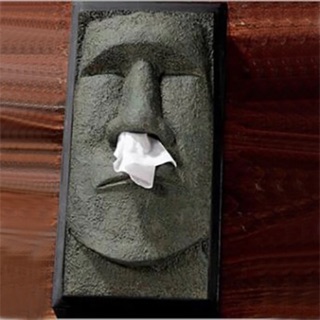 กล่องทิชชู่ ตกแต่งบ้าน Moai