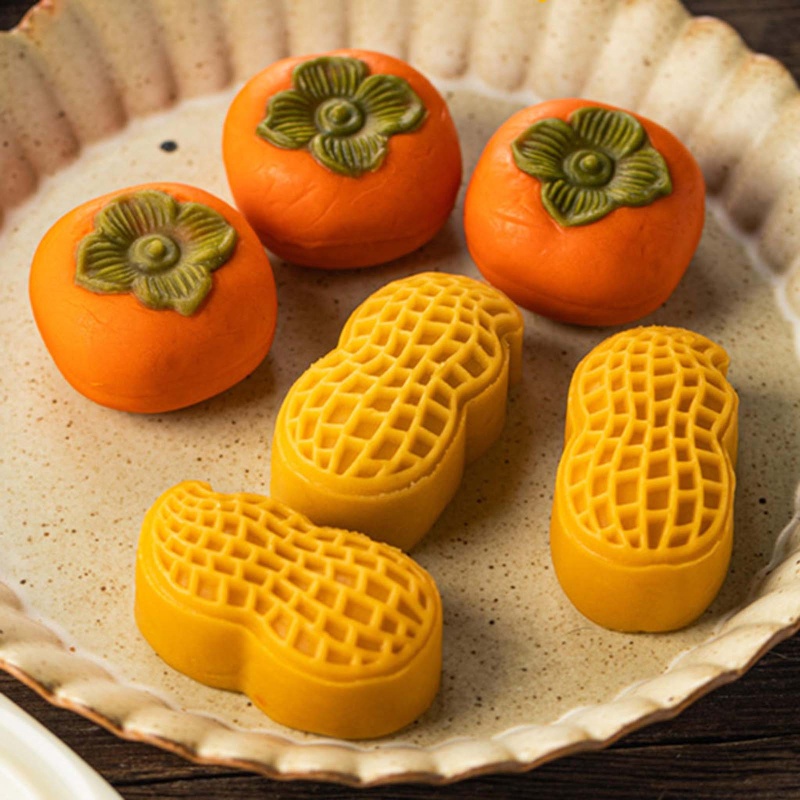 be> DIY Mooncake Mold Hand Press Mooncake Stamps Pastry Tool Plastic Moon Cake Maker