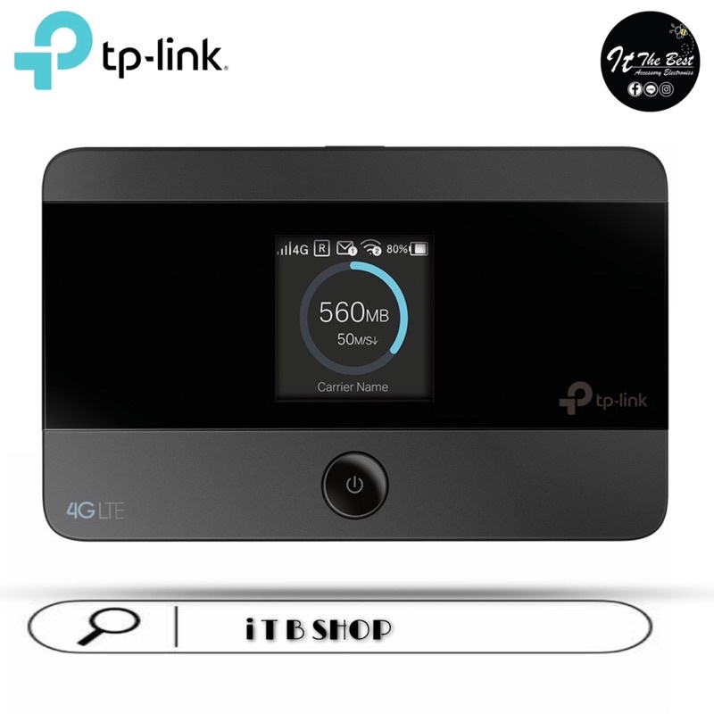 TP-Link M7350 4G Pocket WiFi พกพาไปได้ทุกที่ รองรับ 4G LTE มีหน้าจอ ROUTER Pocket hotspot WiFi