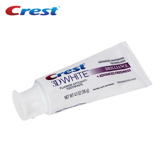 Crest ยาสีฟัน Crest 3D White Brilliance Advanced Whitening Toothpaste เปลี่ยนฟันเหลืองให้เป็นฟันขาว ขนาด 116g